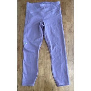 UNDER ARMOUR Leggings Women's Size‎ L Purple UA Reflect Ankle